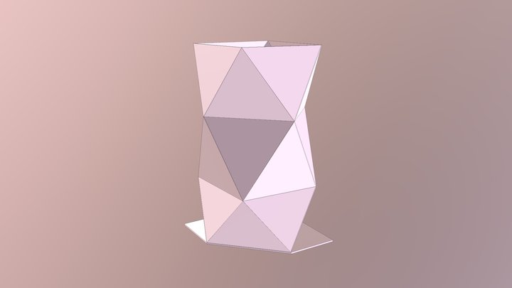 Foldable Ice Bucket 3D Model