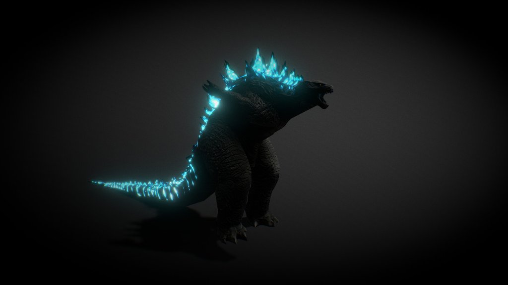 Godzilla Atomic Breath Animation