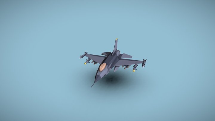 F-16 Fighter Jet – Free 3D Model STL