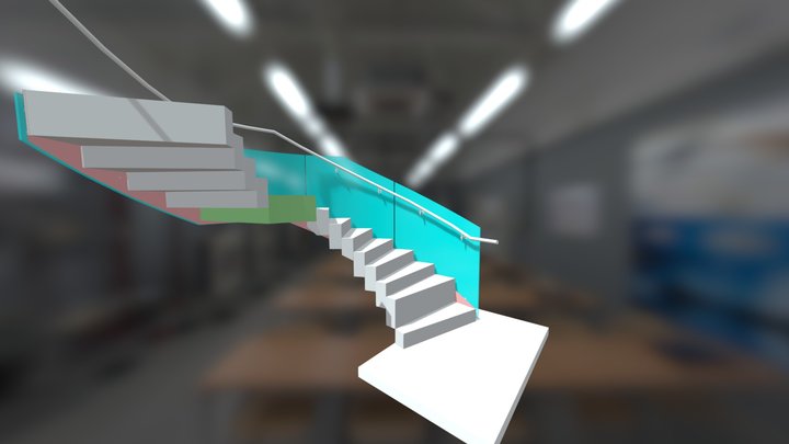 Floorbrite - 3d Staircase Final (Revision B) 3D Model