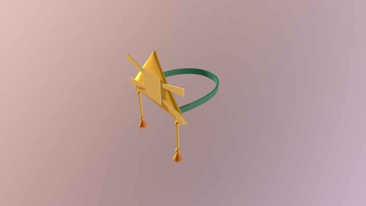 Kyoshi Warrior HeadBand 3D Model