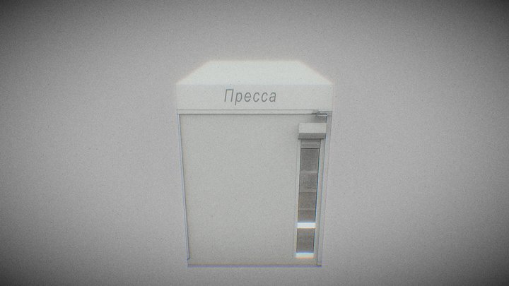 Newspaper Kiosk USSR – Free 3D Model STL