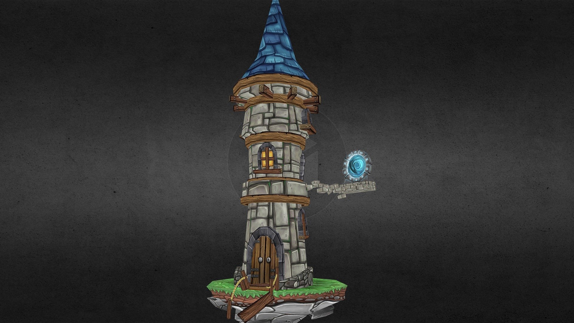 Wizard Tower 3d Model By Many Worlds Manyworlds [d845e57] Sketchfab