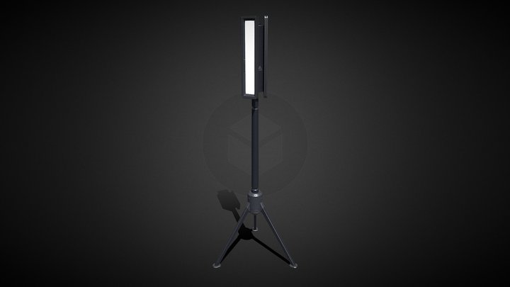 Sci-fi lamp 3D Model