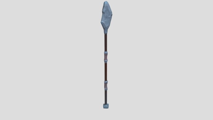 Spear_Mesh 3D Model