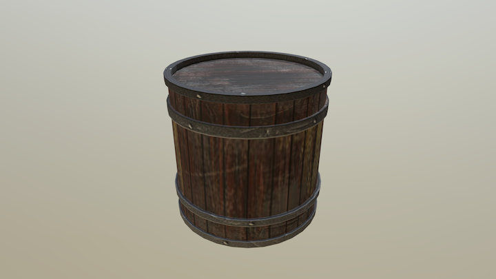 Barrel 3D Model