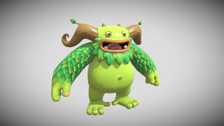 My Singing Monsters Playground - Entbrat 3D Model