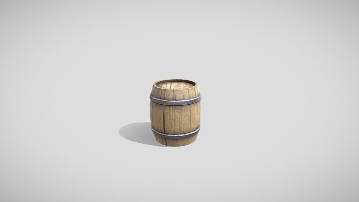 Basic Barrel 3D Model
