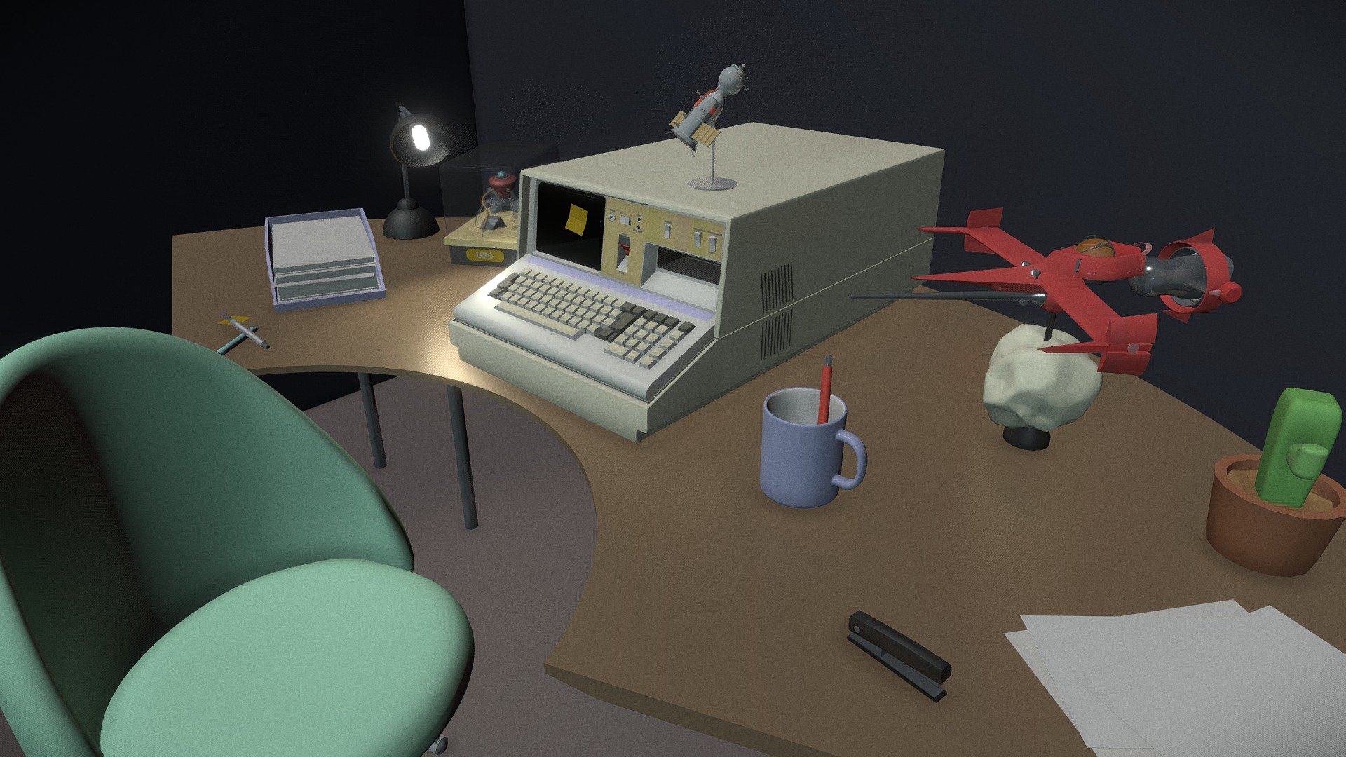 [HW#05 XYZ School] Draft / Painting
