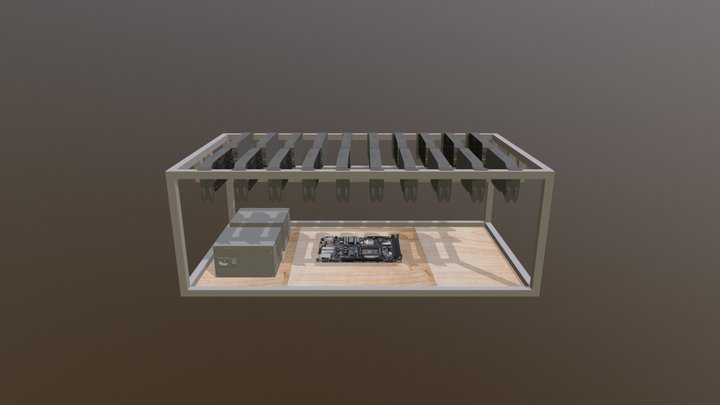 Mining Rig ver.1 3D Model