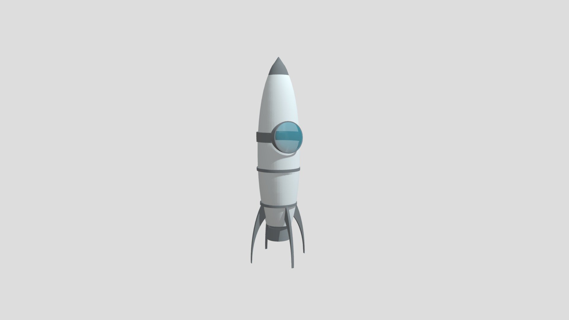 Toon Rocket - 3D model by jre-models [d84d27f] - Sketchfab