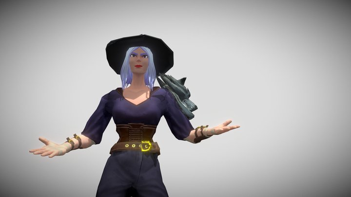 Witch 3D Model