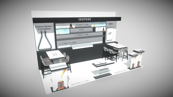 Ceuticoz Dubai Derma 2026 3D Model