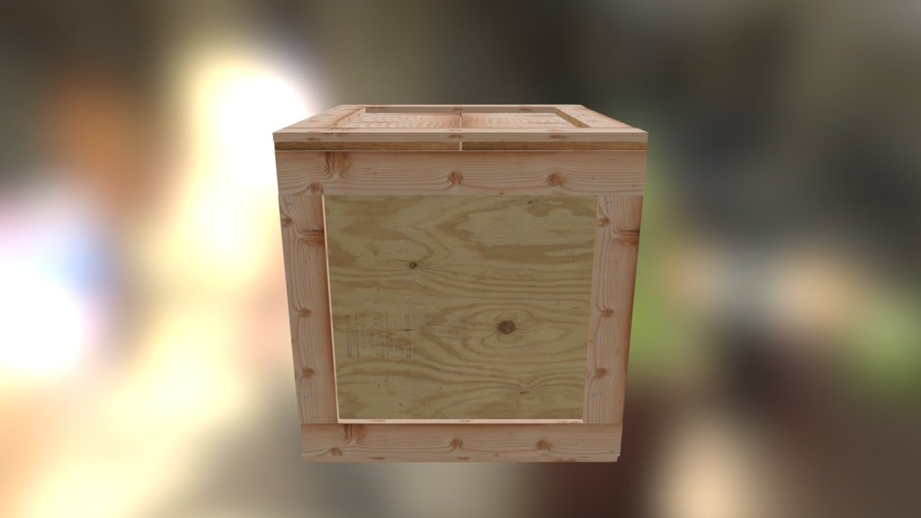 Wooden Crate Example - 3D model by Kasey J Cuthbert (@kjcuthbert ...