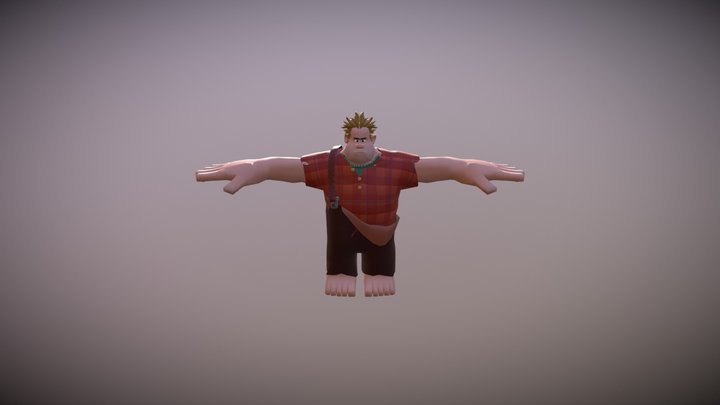 Rompe Ralph 3D Model