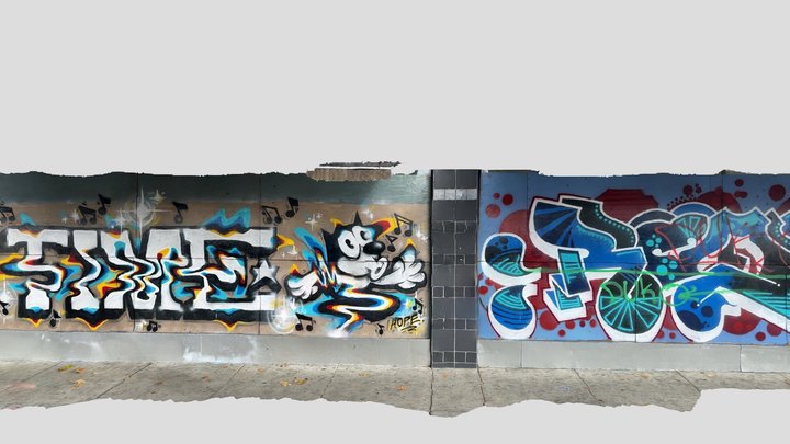 TFN Graffiti 3D Model