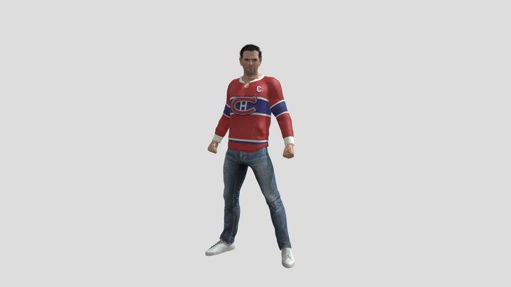 Young Maurice Richard 2022 3D Model