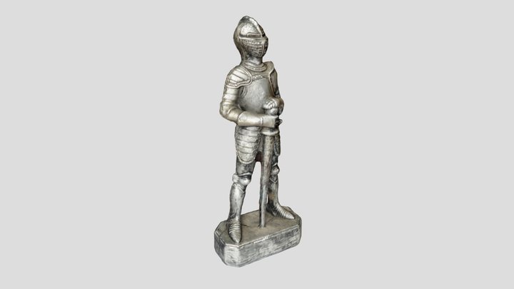 Medieval soldier 3D Model