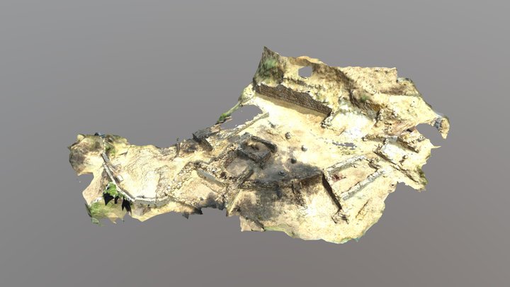 Poblat ibèric del Castell de Palamós 3D Model