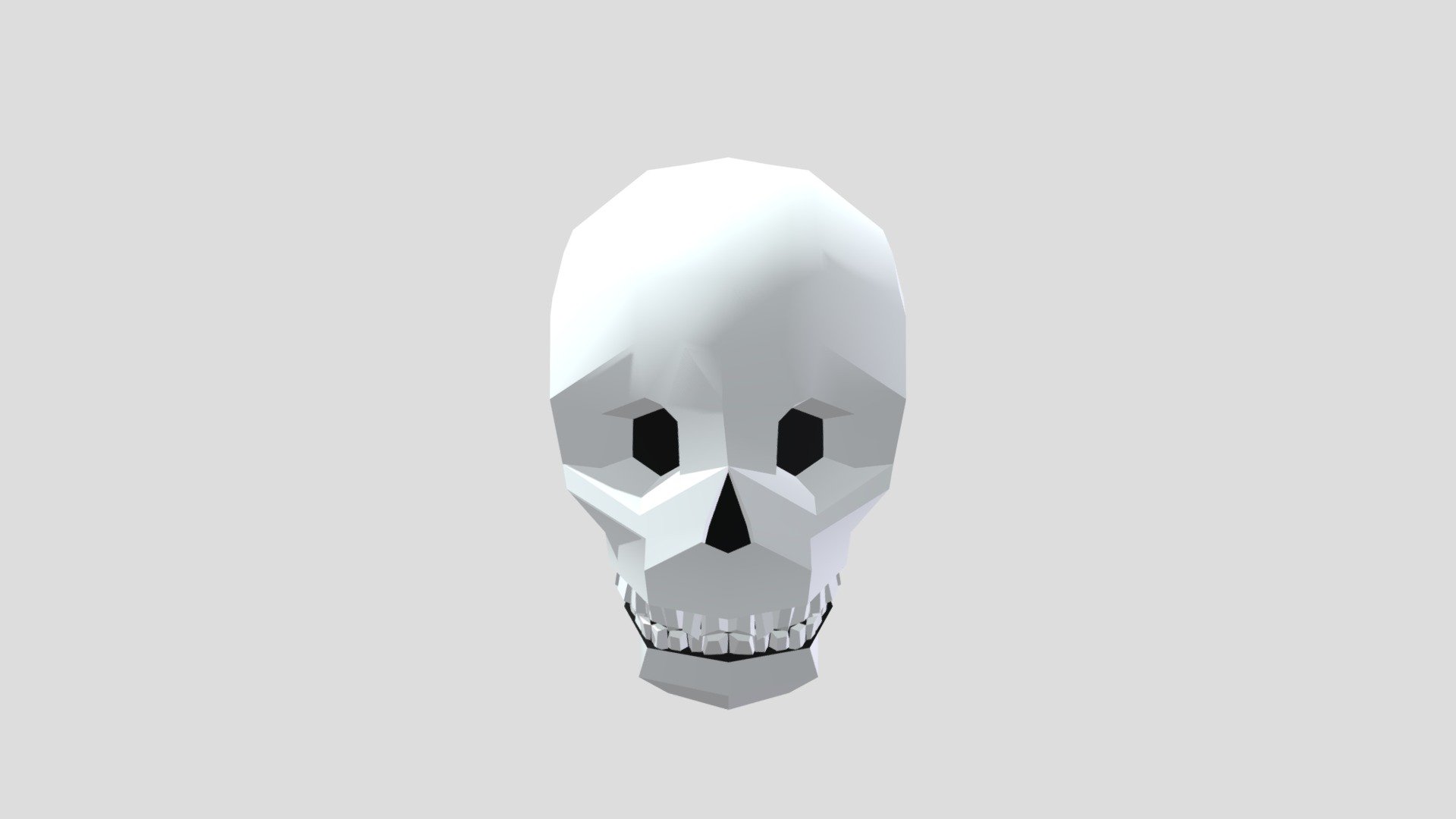 LowPoly Skull
