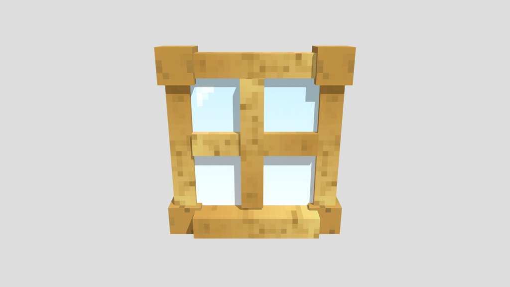Окно в стиле Minecraft