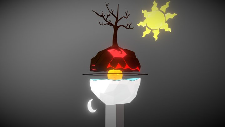Planet of Ice and Fire - Part 2 3D Model