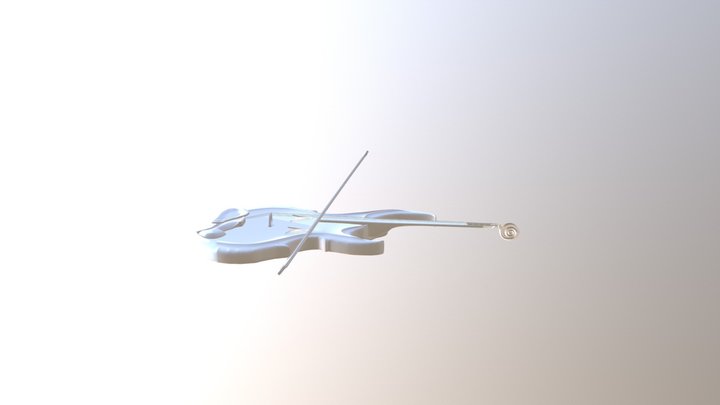 Guilon - guitar / violon 3D Model