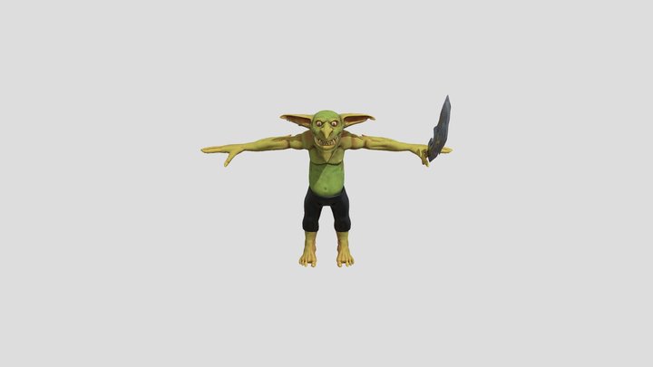 Snagrot Gutchewer, The Laughing Butcher 3D Model