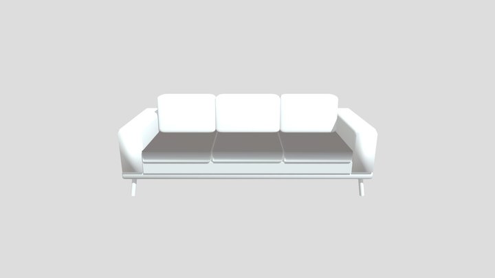 Sofa sang trọng bền đẹp 3D Model