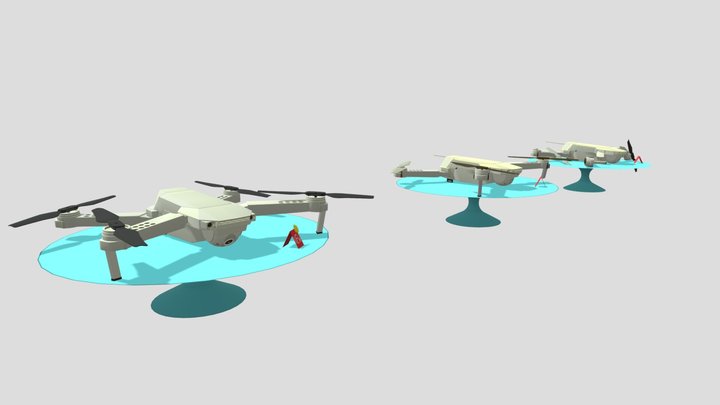 Quadrocopter Eachine v3 3D Model
