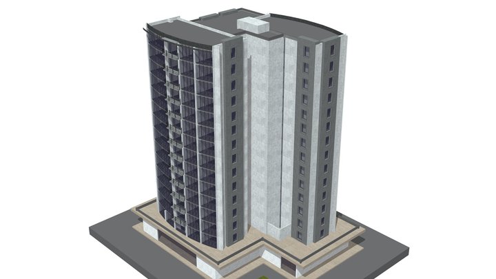 tower office apartment house home building