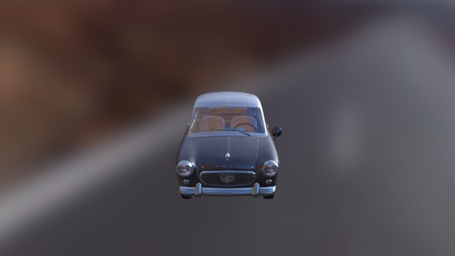 Pony Car 3D Model