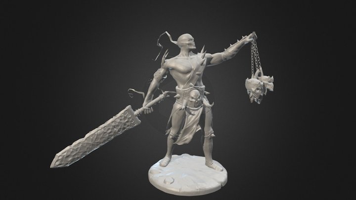 Horsemen War 3D Sculpting 3D Model