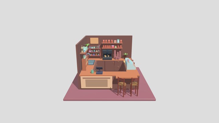 Сoffeshop 3D Model