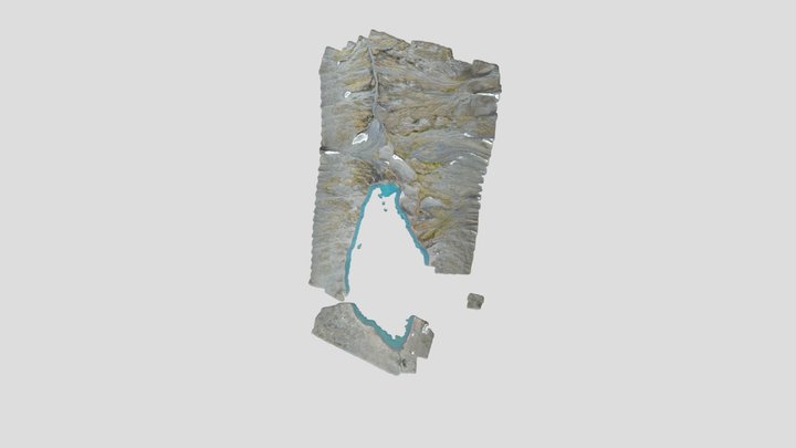 Synndalen Camp 2 first version 3D Model