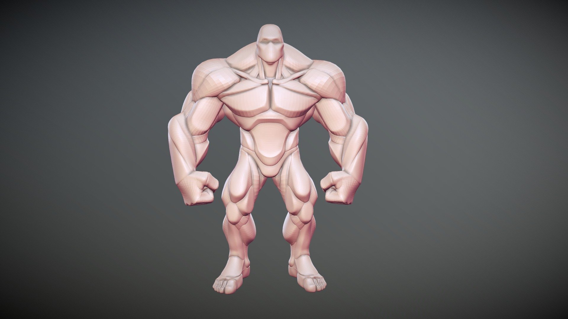 Stylized 3d model