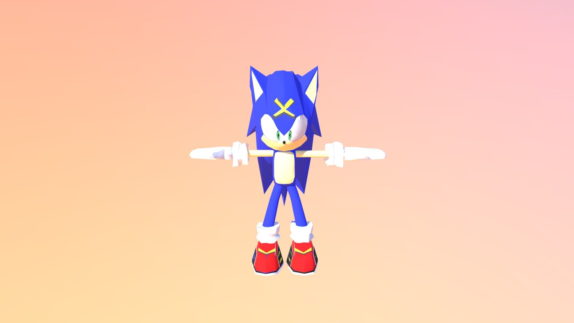 Sonic X - 3D model by kawisin [d8574e3] - Sketchfab