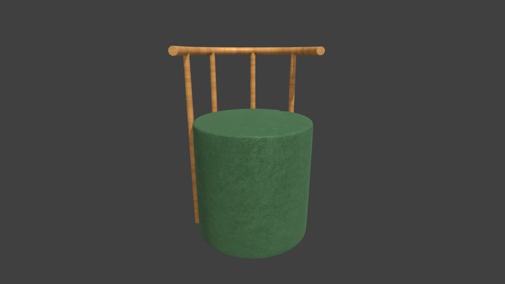 Cylinder Chair 3D Model
