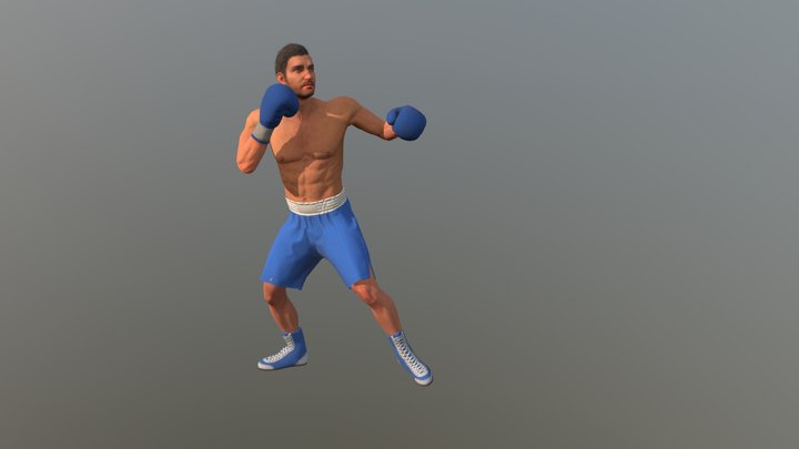 58 Комбинация из трёх ударов 3D Model
