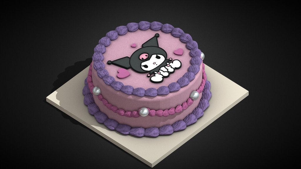 Kuromi Cake