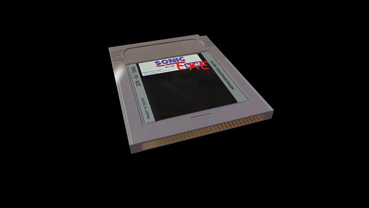 gameboy Cartridge sonic.exe – Free 3D Model STL