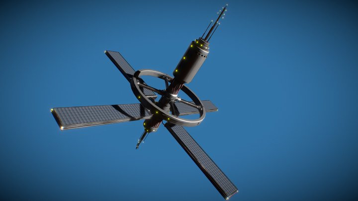 3December - Day 7 - Space Station 3D Model