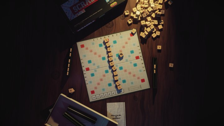 Scrabble 3D Model