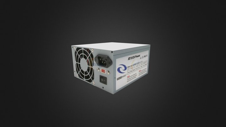 CPU Power Supply Unit 3D Model