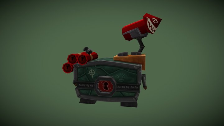 Goblin inspired World of Warchest 3D Model