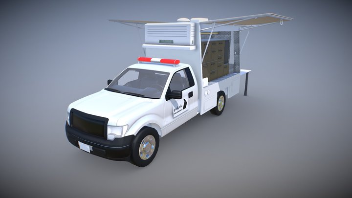 Prototype for Mobile Veterinary Clinic Option 06 3D Model