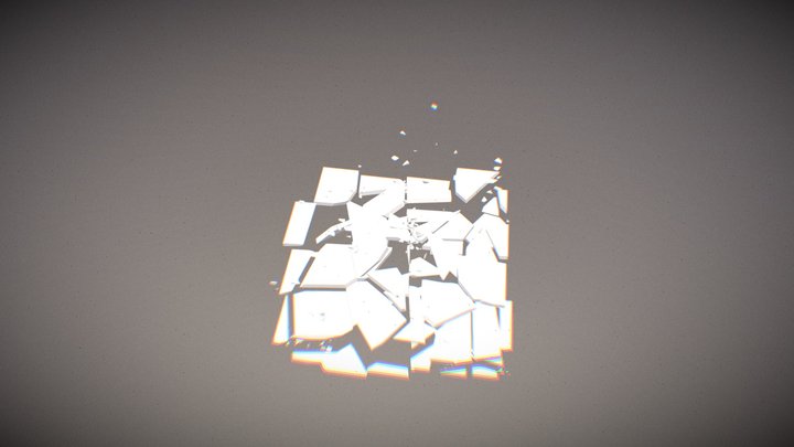 Broken Glass 3D Model