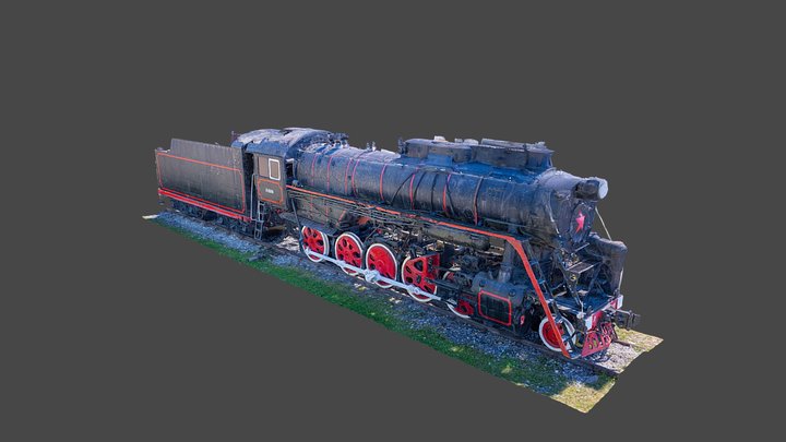 Steam locomotive L5049 3D Model