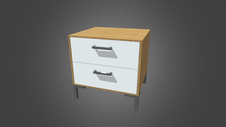 Badside Table 3D Model