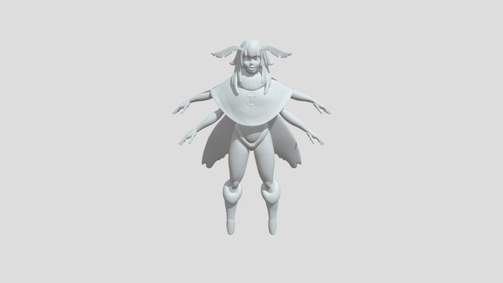 DetalleCuerpo_Polilla_Karina Carapia 3D Model